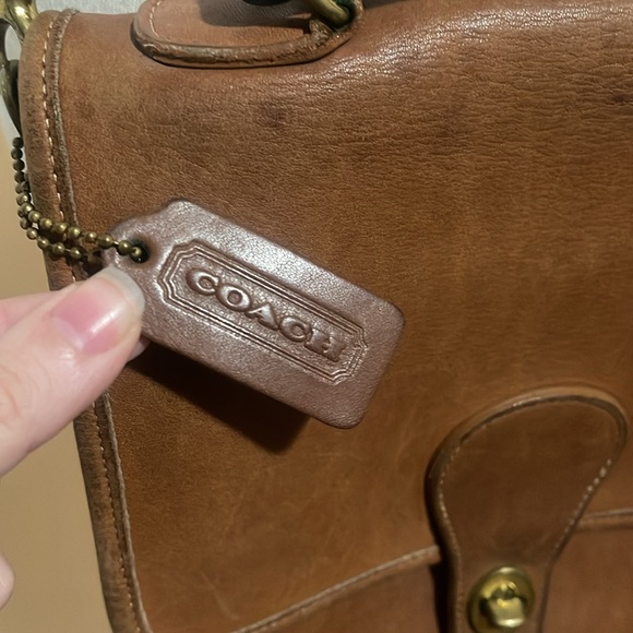 Vintage Coach British Tan Station Bag 5130 - Picture 2 of 11